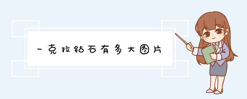 一克拉钻石有多大图片,第1张