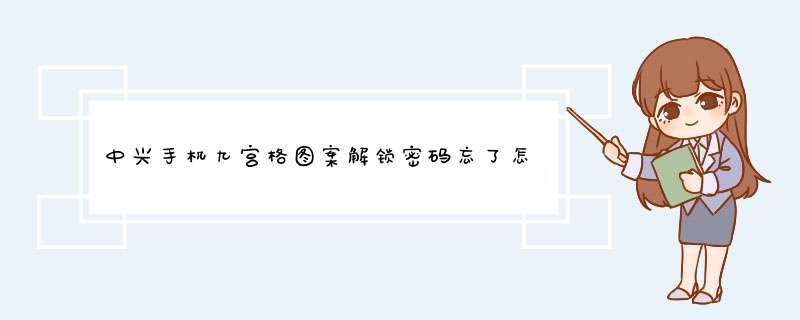 中兴手机九宫格图案解锁密码忘了怎么办不想刷机,第1张