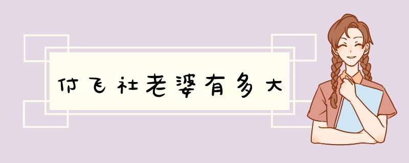 付飞社老婆有多大,第1张