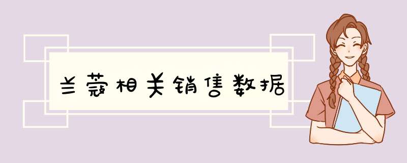 兰蔻相关销售数据,第1张