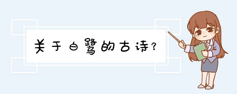 关于白鹭的古诗？,第1张