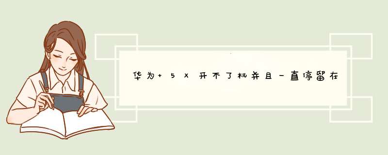 华为 5X开不了机并且一直停留在只显示华为标志怎么办？,第1张