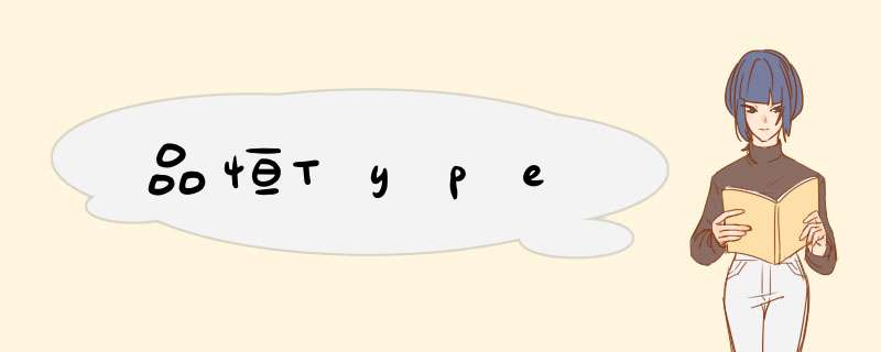 品恒Type,第1张