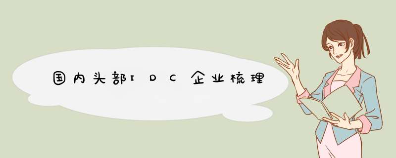 国内头部IDC企业梳理,第1张