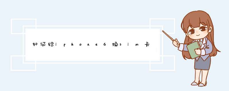 如何给iphone6换sim卡,第1张