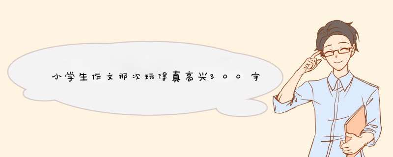 小学生作文那次玩得真高兴300字5篇,第1张