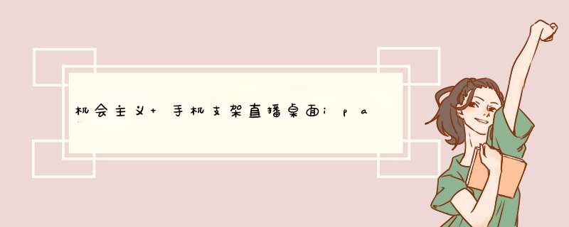 机会主义 手机支架直播桌面ipad平板电脑看电视网课视频抖音主播多功能设备创意简约架子华为苹果通用 12.9英寸内手机平板支架 银色怎么样，好用吗，口碑，心得，,第1张