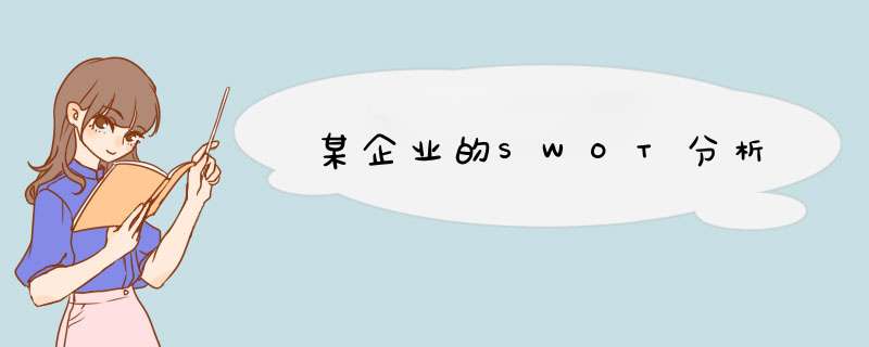 某企业的SWOT分析,第1张