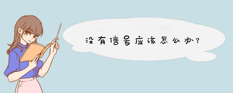 没有信号应该怎么办？,第1张