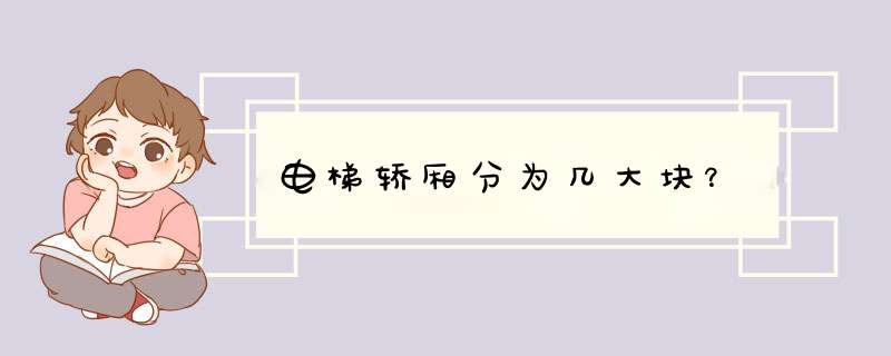 电梯轿厢分为几大块？,第1张