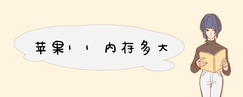 苹果11内存多大,第1张