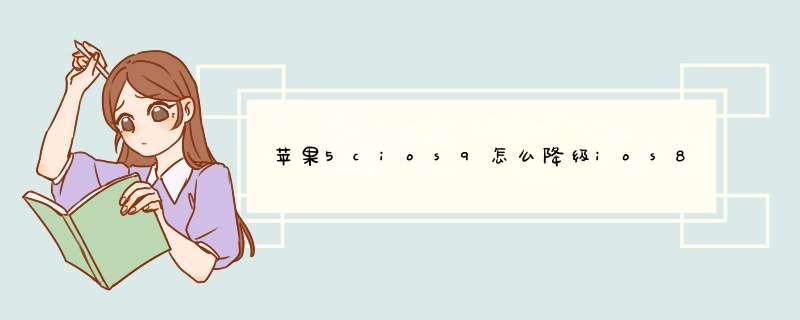 苹果5cios9怎么降级ios8,第1张