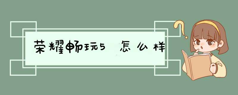 荣耀畅玩5怎么样,第1张