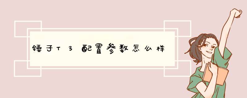 锤子T3配置参数怎么样,第1张