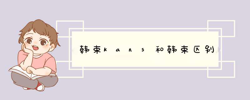 韩束kans和韩束区别,第1张