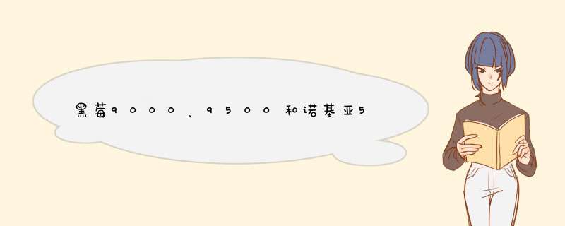 黑莓9000、9500和诺基亚5320 di我该选择哪一款？,第1张