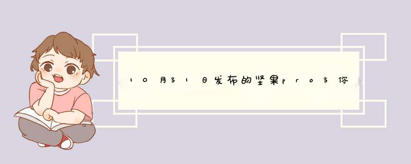 10月31日发布的坚果pro3你会购买么？,第1张