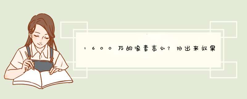 1600万的像素高么？拍出来效果怎么样？懂的人回答，微信给红包,第1张