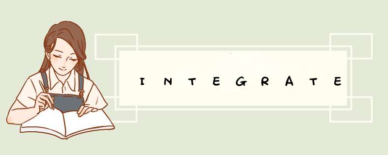 INTEGRATE,第1张